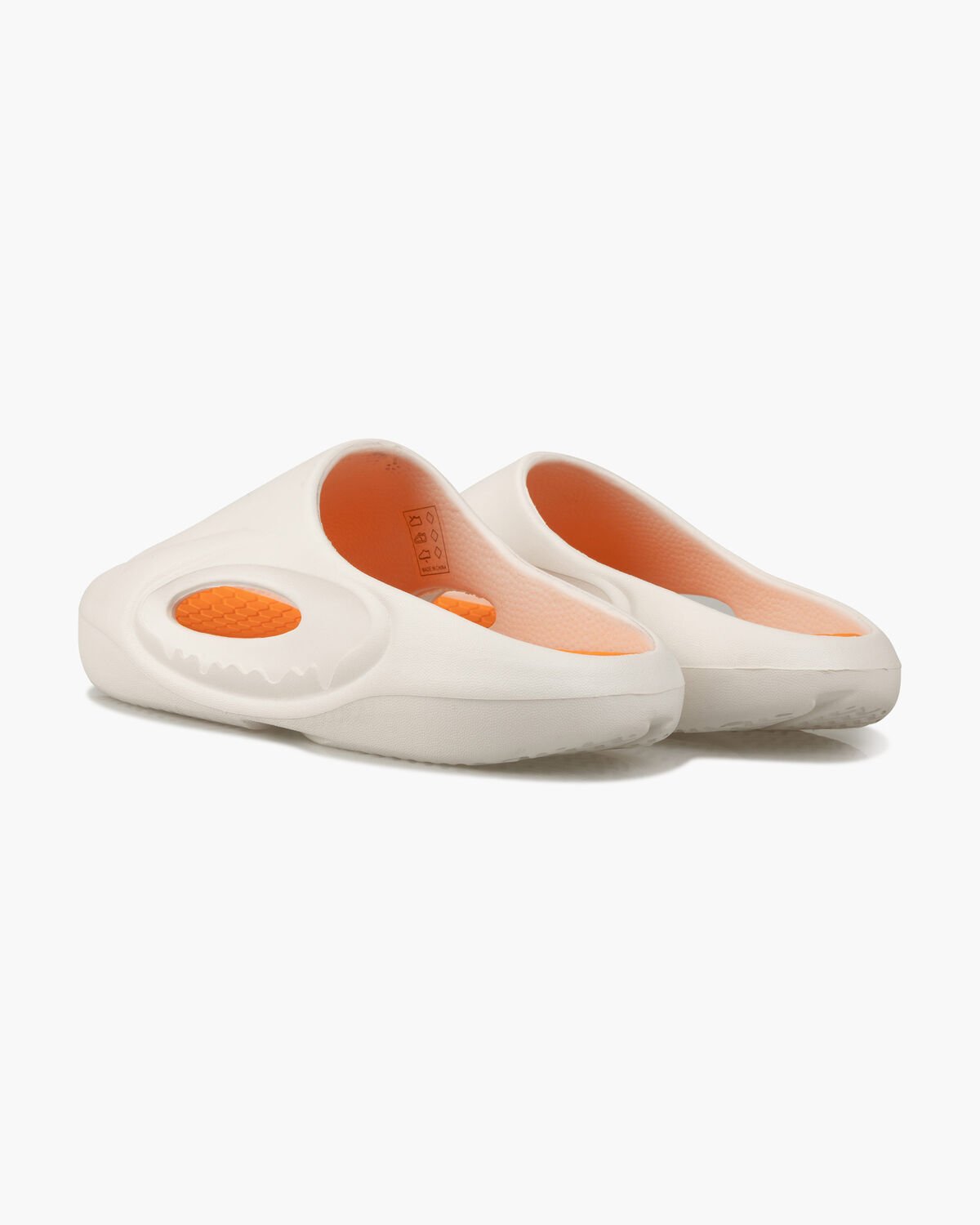 Recovery Hex-Tech slide, White/Orange, hi-res